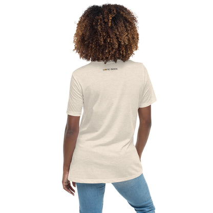 Women's Relaxed T-Shirt w/ Hip Cow