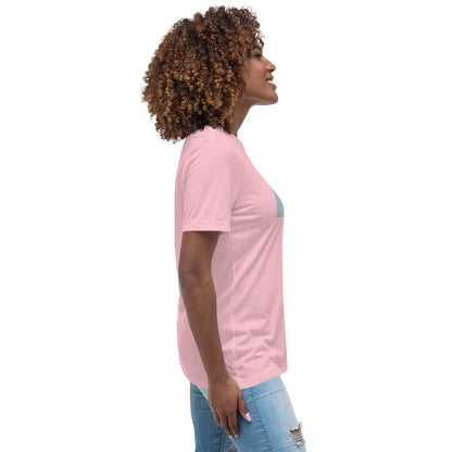 Women's Relaxed T-Shirt w/ Hip Cow