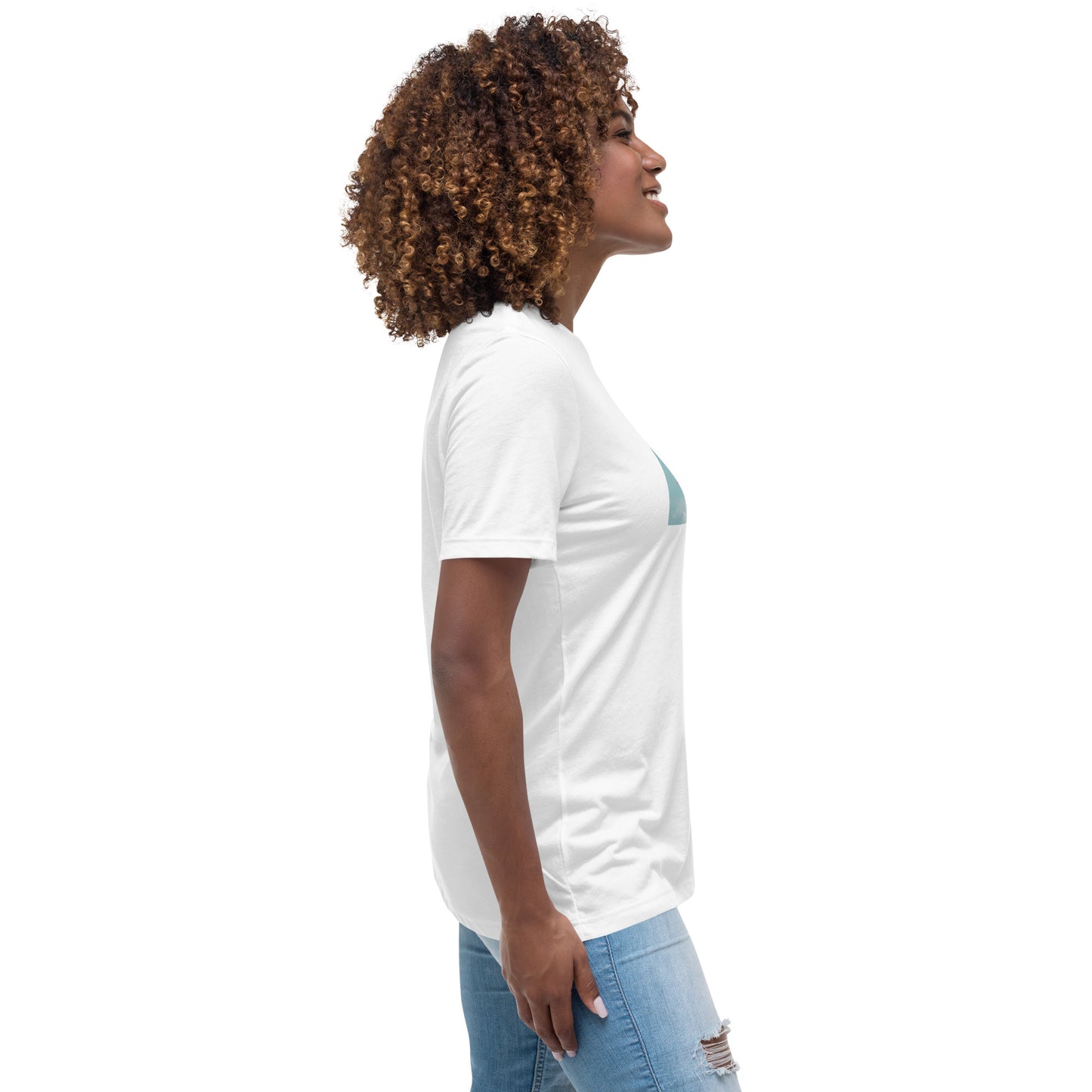 Women's Relaxed T-Shirt w/ Hip Cow